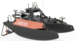 Maritime Robotics Otter USV integrated with BioSonics MX Aquatic Habitat Echosounder